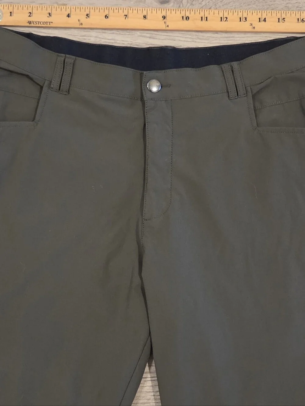 BYLT Premium Basics Ace Jogger Pants - Olive Green - Size 36